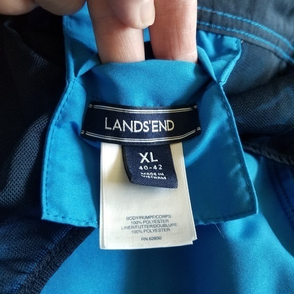 Lands' End Men’s Blue Swim Trunk Shorts Sz. XL - Picture 9 of 13